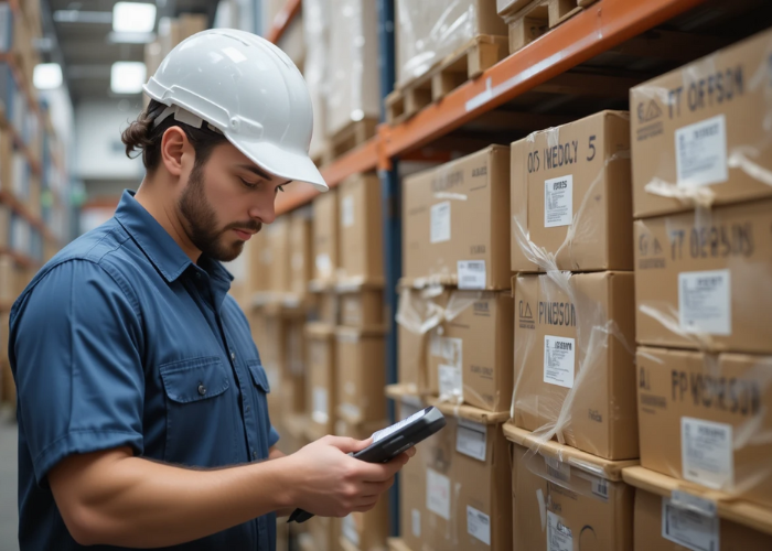 Inspection of delivered materials at site or warehouse to confirm quantity, condition, and documentation upon arrival. (4)