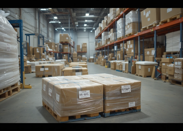 Inspection of delivered materials at site or warehouse to confirm quantity, condition, and documentation upon arrival.